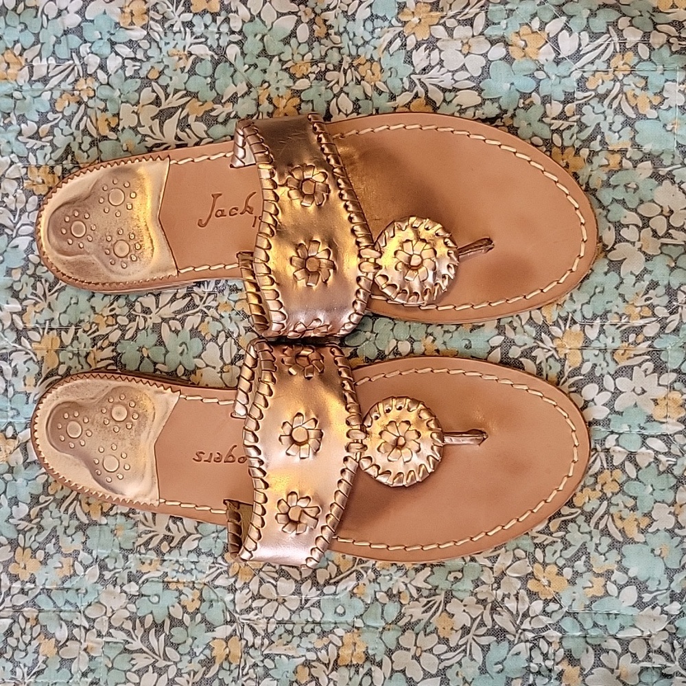 Jack Roger's Rose Gold Sandals